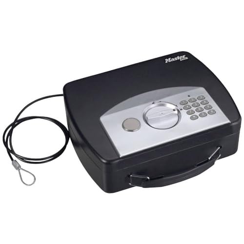 Master Lock Compacte draagbare kluis met elektronisch combinatieslot P008EML