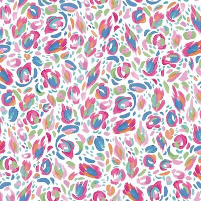 EttaVee Brushstroke Leopard Peel and Stick Wallpaper