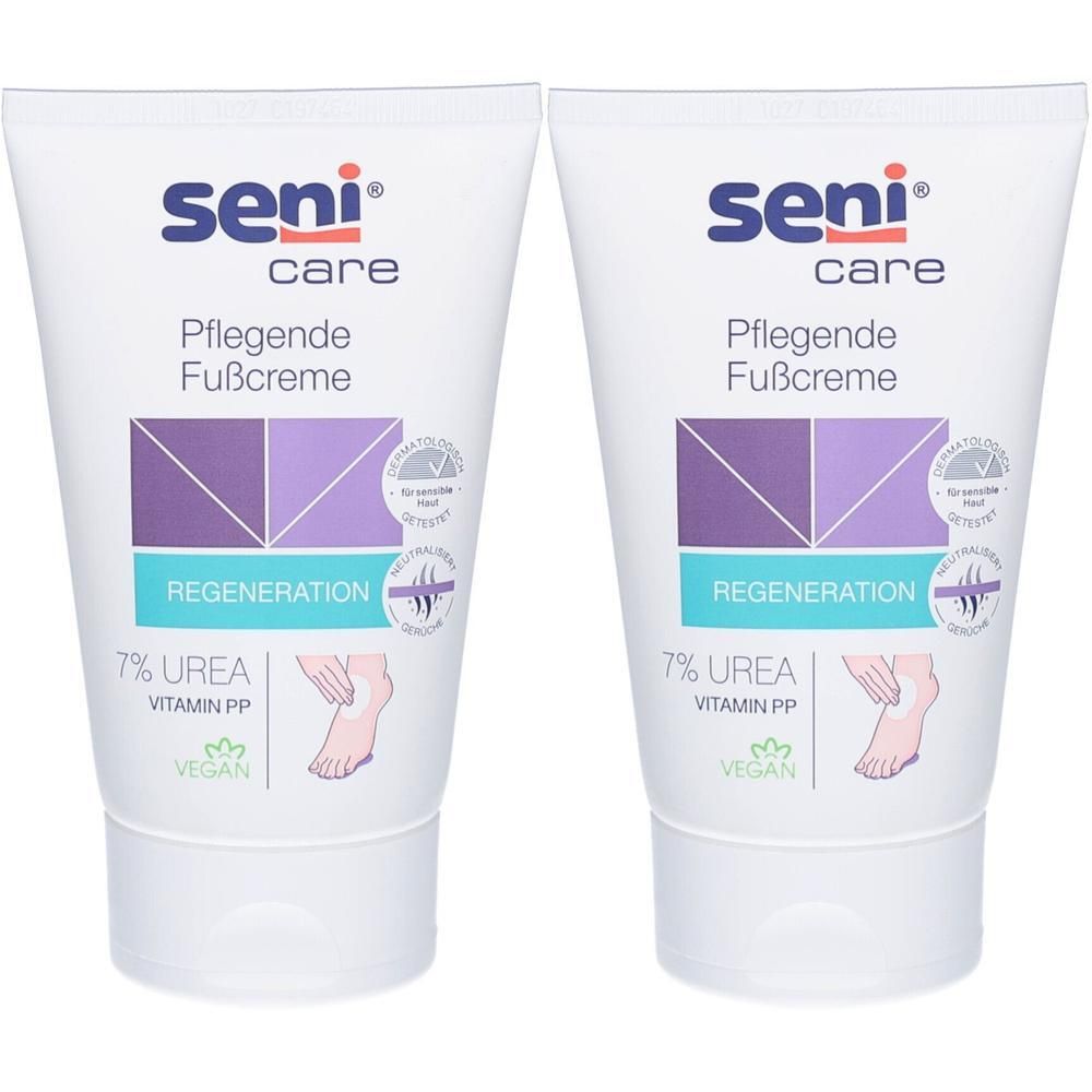Seni care Fußcreme mit 7% Urea 2x 2x100 ml