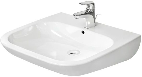 Duravit Vital D-Code Waschtisch 2312600000 60 x 55,5 cm, mit Überlauf, weiss