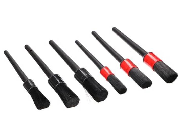 Set präziser Bürsten zur Autoreinigung CAR Detailing Brush 6, 6-teilig