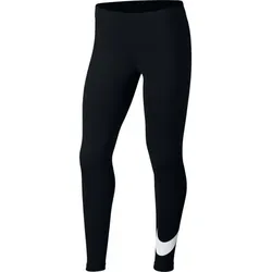 NIKE Sportswear Essential Mid-Rise Leggings Damen black/white XS