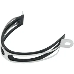 LeoVince Halteschelle A1, Edelstahl mit Gummiunterlage, SBK Oval, 304972501R