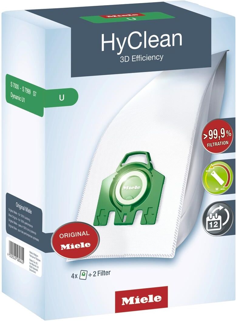Miele Staubsaugerbeutel "U HyClean 3", bunt, Staubbeutel, Staubsaugerbeutel bunt Einheitsgröße