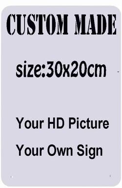 Uplift Treasures Custom Retro Metal Tin Sign Personalized Wall Plaque 30x20cm