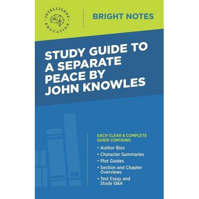 Study Guide to A Separate Peace by John Knowles, Taschenbuch von , Dexterity, 978-1-64542-272-3