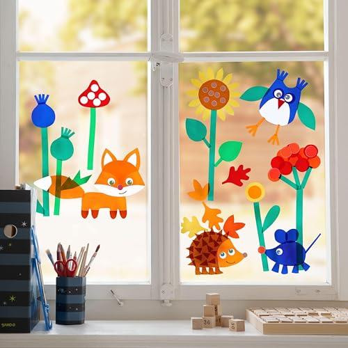 Knutselset Raamdecoratie Hallo bosdieren!