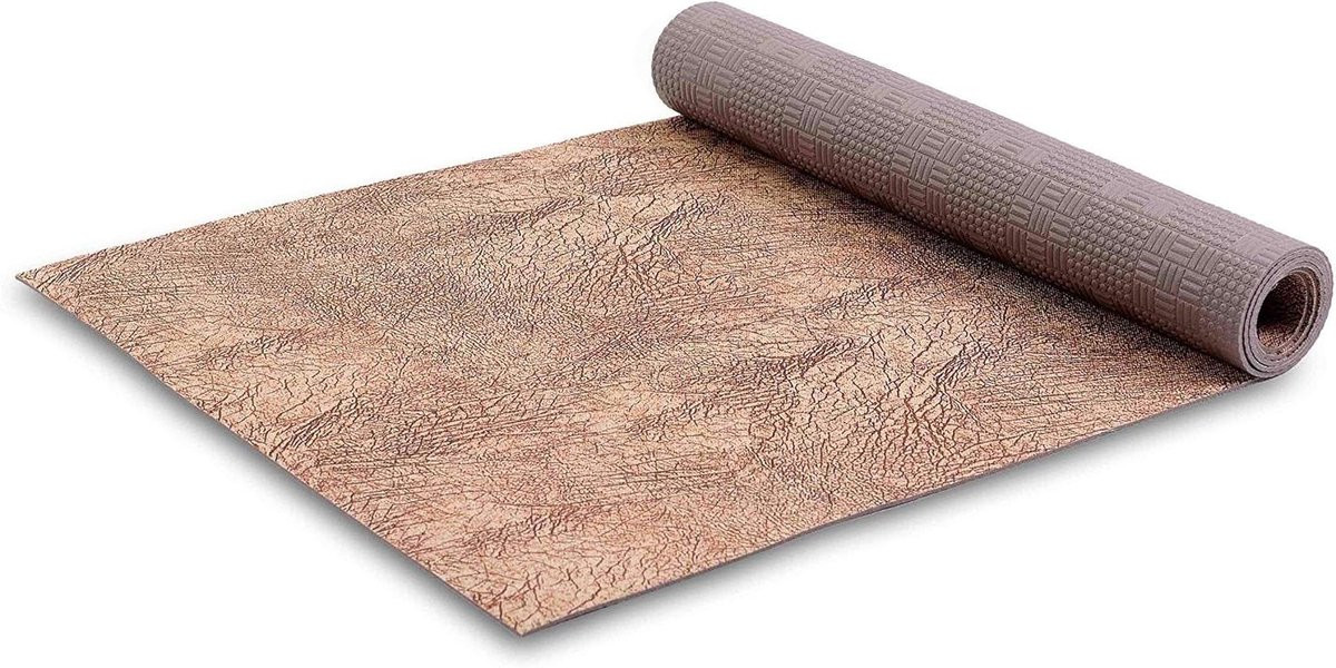 Beige Keuken Runner Vloerkleed van Vinyl - 52 x 180 cm