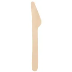 PAPSTAR 500 Messer, Holz "pure" 16,5 cm