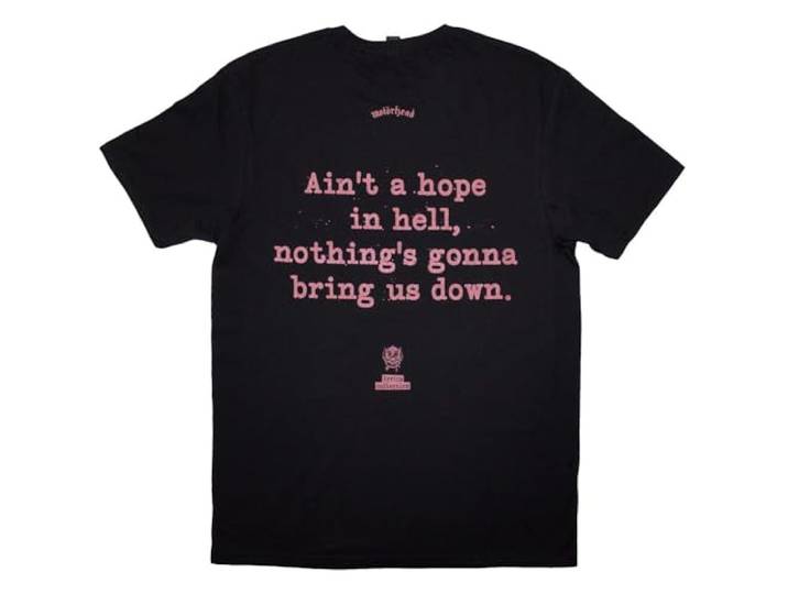 Motorhead Bomber Lyric T Shirt M