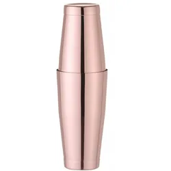 HENDI Tin-on-Tin Boston Shaker, BarUp, 0,8L, Kupfer, ⌀90mm