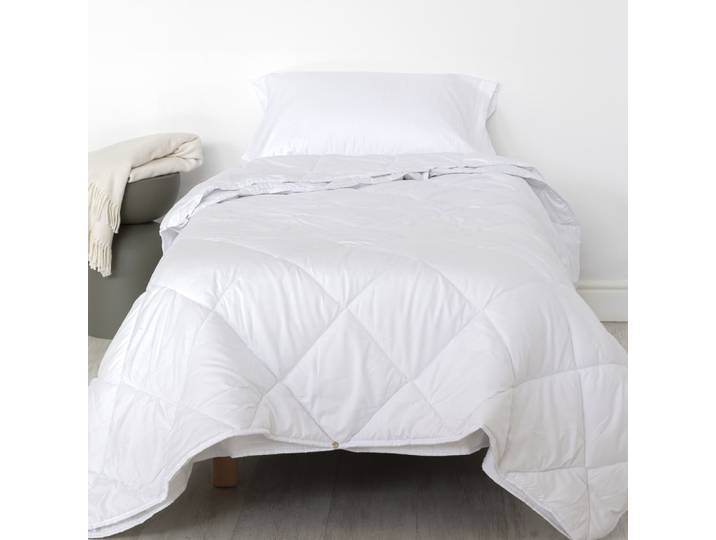 Couette toutes saisons 120 + 250 gr 100% microfibre blanc 150x220 cm