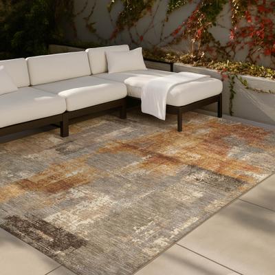 Addison Rugs Machine Washable Indoor/ Outdoor Modern Manitou Chantille Rug