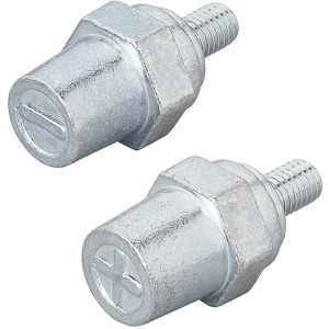 ProPlus Batteriepoladapter 347026V01, M8 Außengewinde, aus verzinkten Stahl, 1 Paar