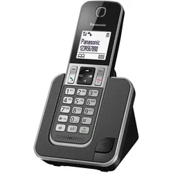 Panasonic KX-TGD310, Telefon, Grau, Silber