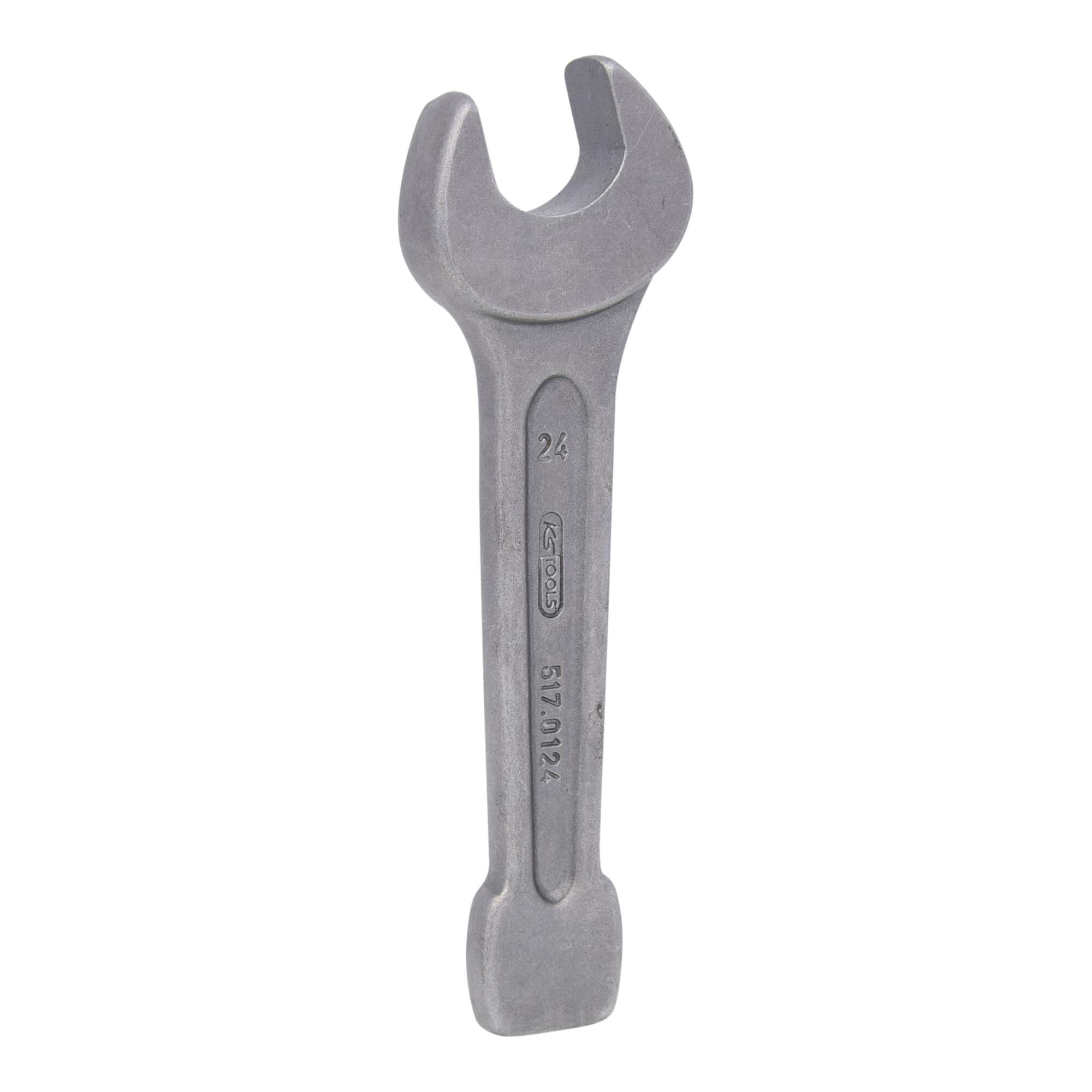 KS Tools Schlag-Maulschlüssel SW24 mm aus Chrom-Vanadium-Stahl, 5170124 (517.0124)