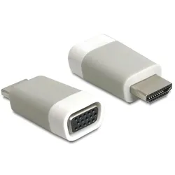 DeLOCK 65472 Kabeladapter HDMI-A VGA Weiß