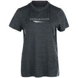 ENDURANCE Wange Melange Trainingsshirt Damen 1001A - black 36