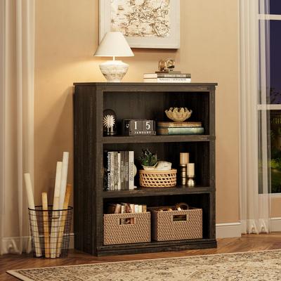 Garvee "5 Tier Bookcase Farmhouse Book Shelf, 67"" Tall Wooden Bookcase, 5 Shelf Modern Bookcase with Storage"