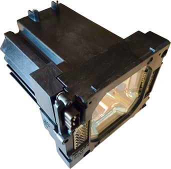 Jaspertronics™ Lamp & Housing for the Canon LV-7590 Projector w Original Ushio Lamp Inside - 1 Year Warranty