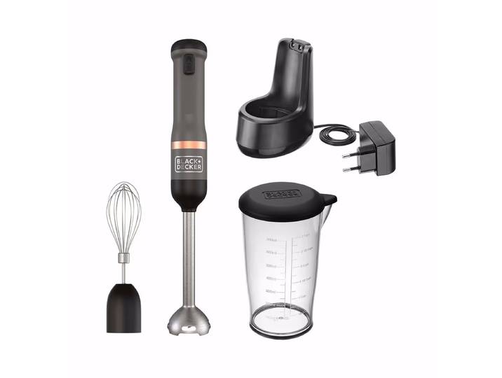 Black Decker Kitchen Wand Stabmixer 2er-Set grau