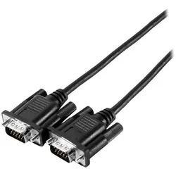 Exertis Connect SVGA Monitorkabel "Eco", 15pol HD D-Sub St./St., 10,0 m, schwarz Preisgünstiges Monitorkabel für Sta (10 m), Videokabel, Schwarz