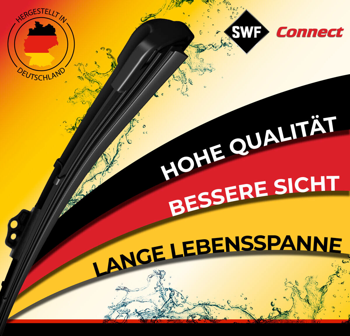 Swf Wischblatt Alternative Connect Rear 262235 Hinten Für Vw (Svw) Audi