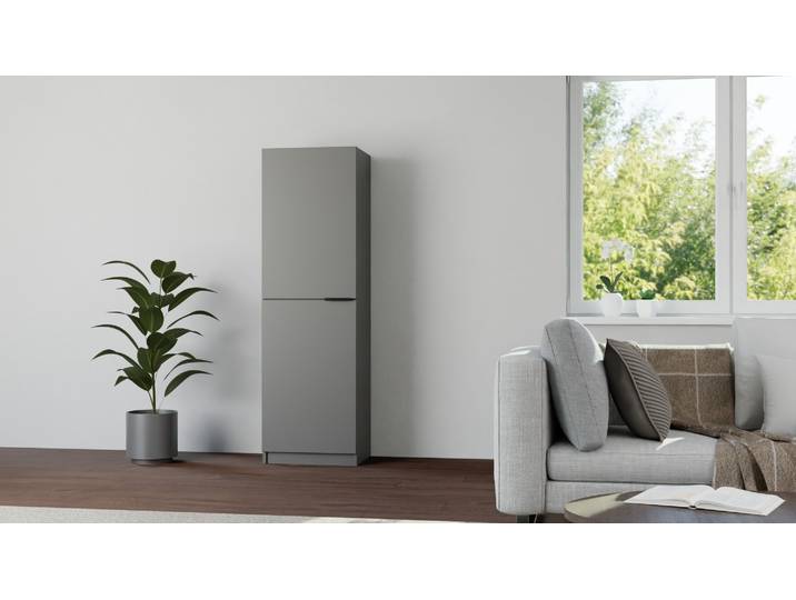 Flexibler Kleiderschrank von Pickawood Premium Dekore Basaltgrau