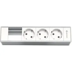 Kindermann, Steckdosenleiste, Module Panel for 4 Plates (3x)