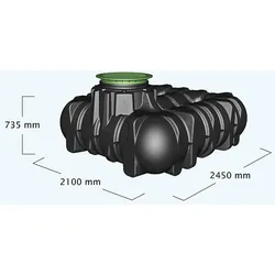 Graf Flachtank Platin 3000 l