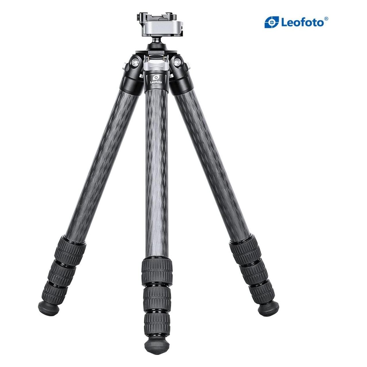 Leofoto SA-404C und Gewehraufnahme MA-30L (Carbon, Metall) (2006203775)