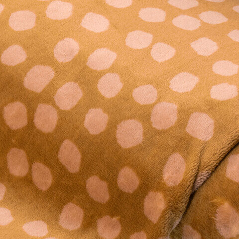 Wellness-Fleece "Punkte", senf-color