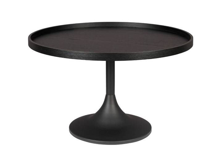 Zuiver Beistelltisch Jason schwarz Holz B 69 H 42 cm - Material: Holzwerkstoff - Beistelltisch