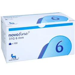 Novofine Nadeln 31 G 0,25x6 mm 100 St