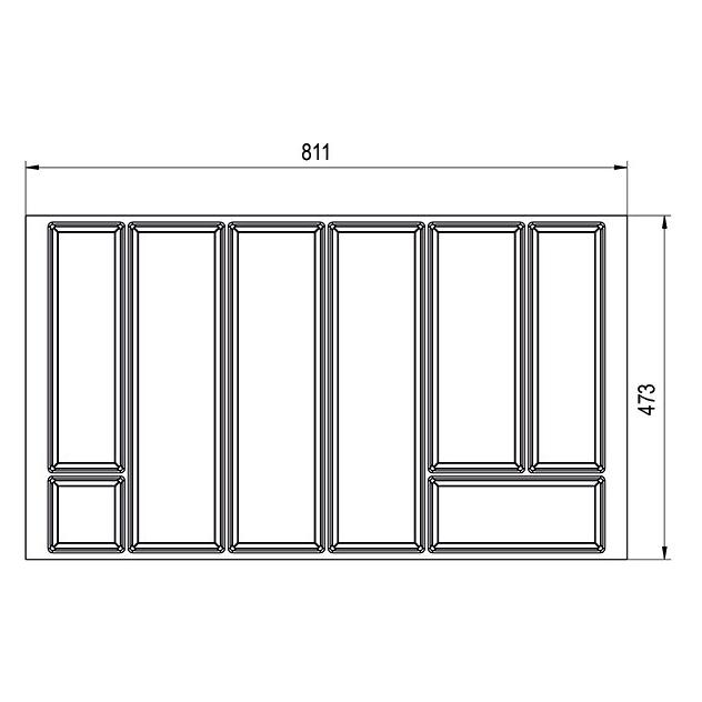 Agoform Besteckeinsatz Forno (503949-6)