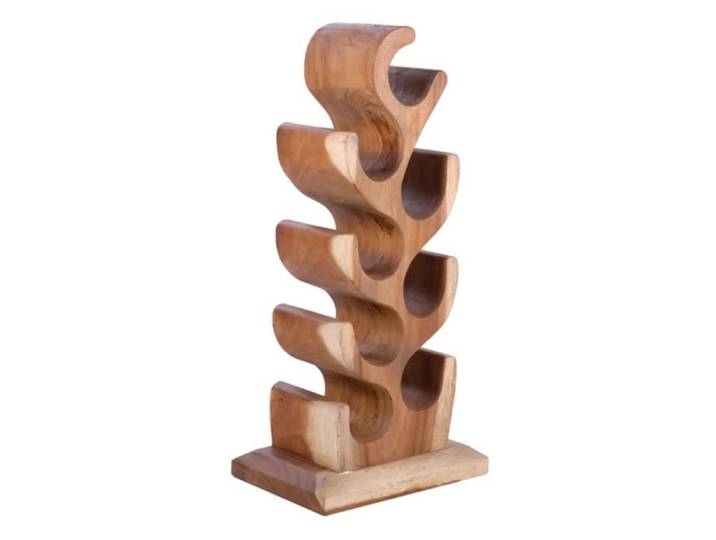 Porte bouteille en bois de suar H.77 cm 8 espaces de stockage - WINE Meubletmoi