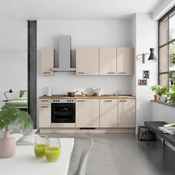 Küchenleerblock Easytouch Low o. Geräte Sandfarben