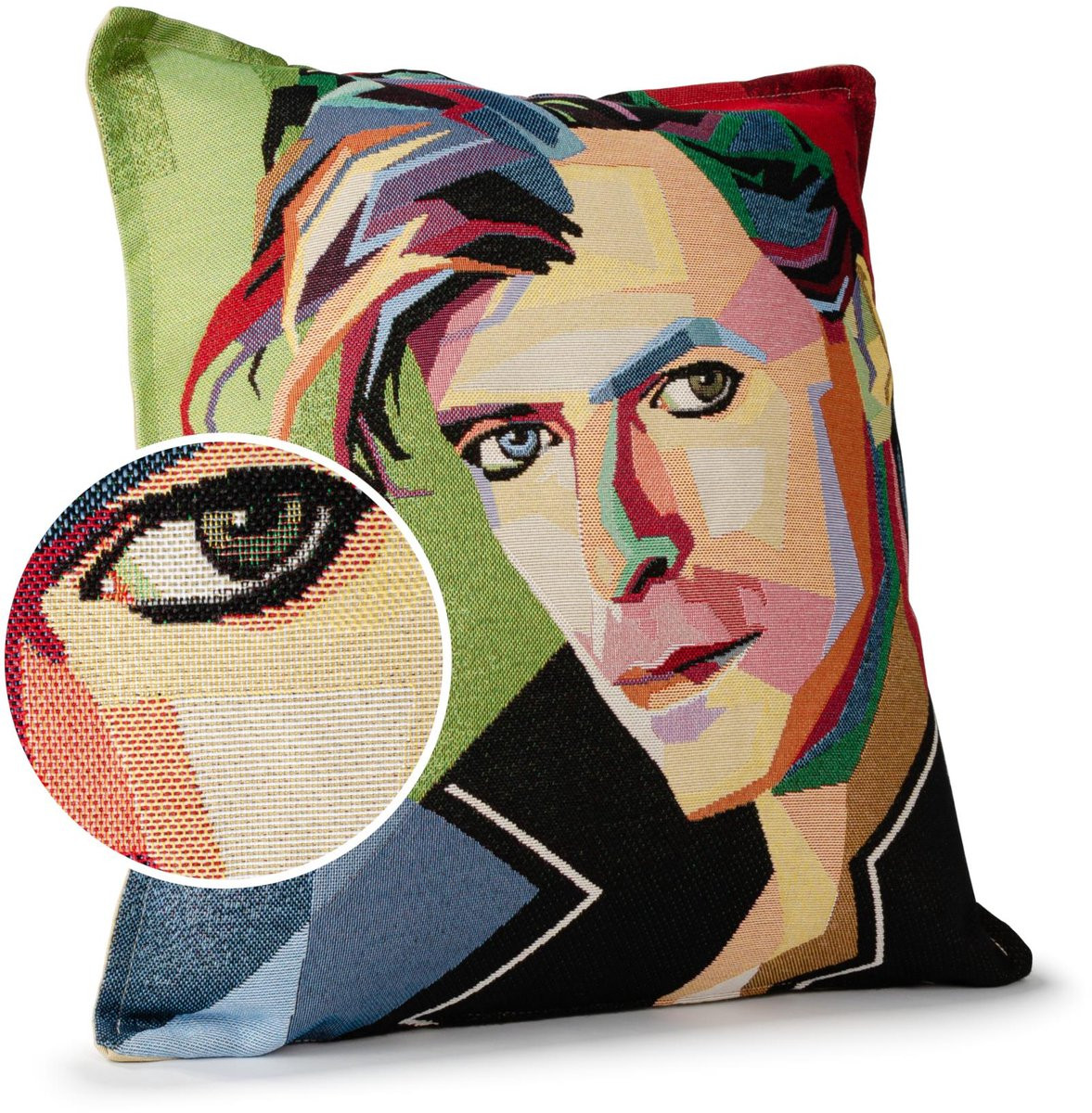 ANRO David Bowie Sierkussen - Jacquard Gobelin - 45 x 45 cm