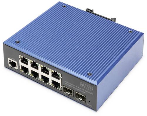 Digitus DN-651156 DN-651156 Industrial Ethernet Switch 8 + 2 Port 10 / 100 / 1000MBit/s