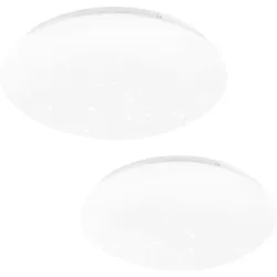 LED-2 DECKENLEUCHTE brot 6500K - Kaltlicht 17/17/7 cm Deckenlampe