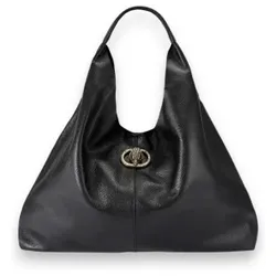 Kurt Geiger für Damen. 5049700109 Chelsea Hobo-Tasche aus Leder, schwarz (OSFA), Lässig