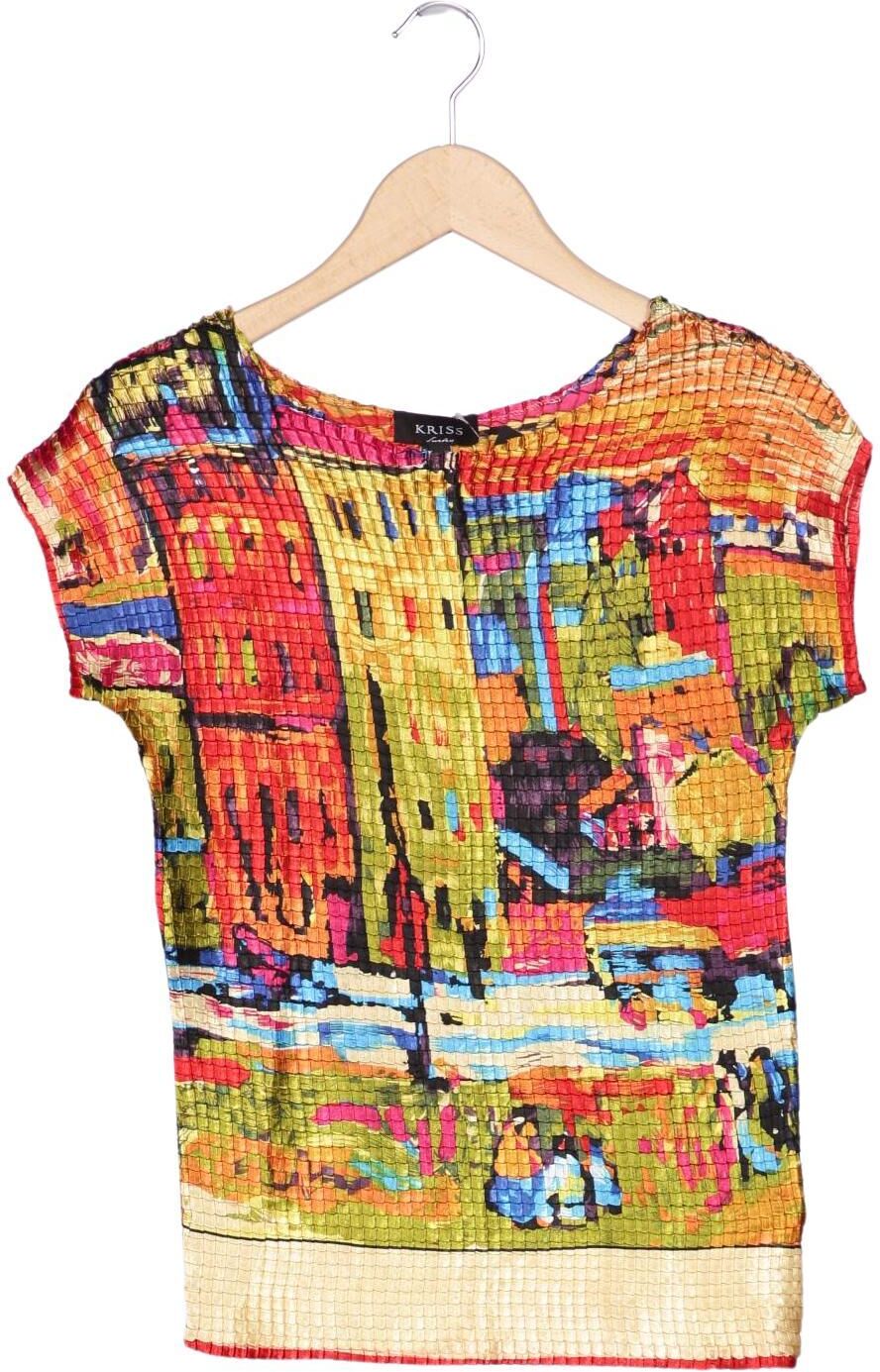 Kriss Trading Sweden Damen T-Shirt, Mehrfarbig, Gr. S, Synthetik - Second Hand