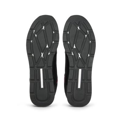 Sneaker TOMMY HILFIGER "MAXLITE 1A", Herren, Gr. 43, schwarz, Leder, Schuhe Sneaker, Freizeitschuh, Halbschuh, Schnürschuh, Streifen in Tommy Farben