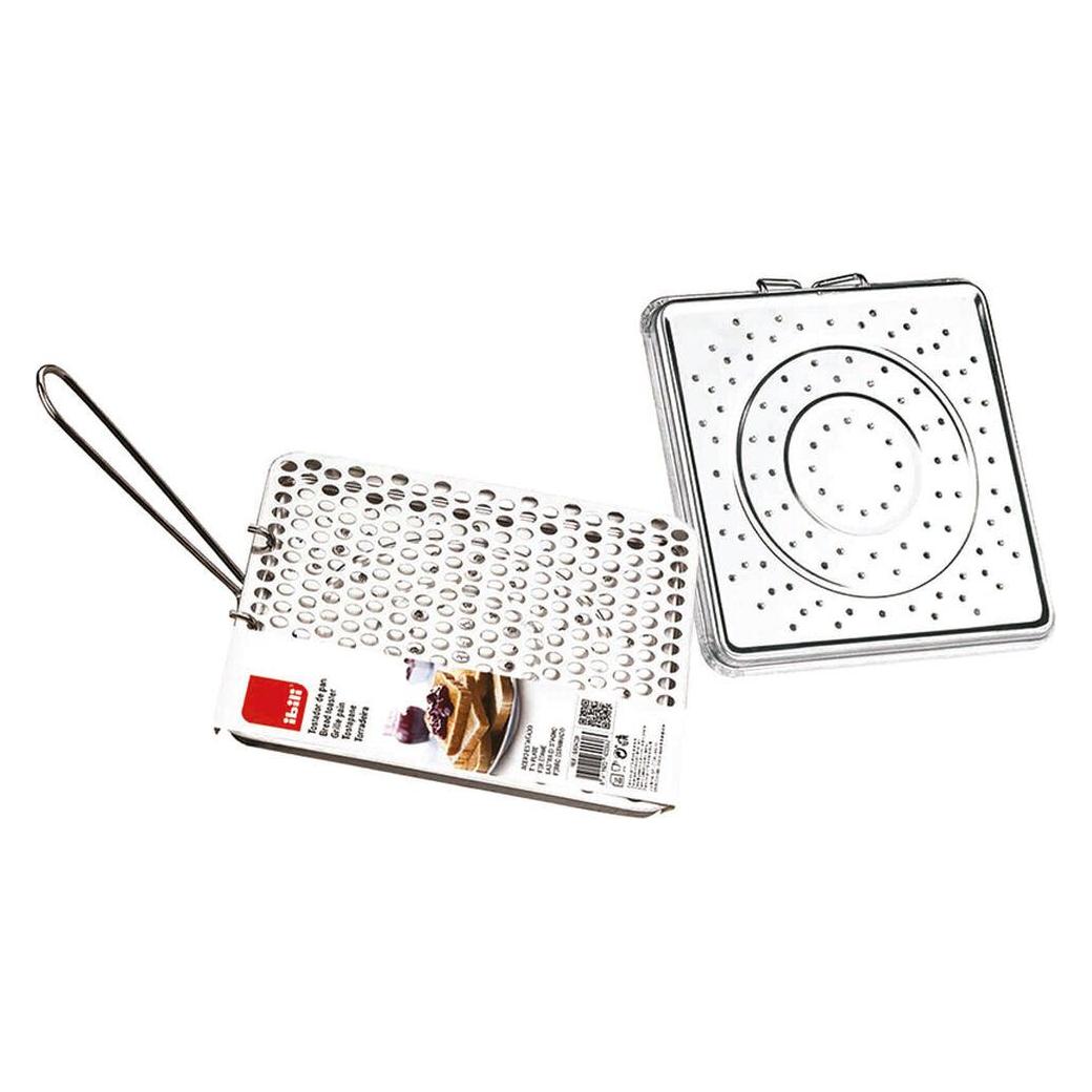 Ibili Toastpfanne 20 x 20 cm Zum Toasten von Brot und Aufbacken von Brötchen (49761908)