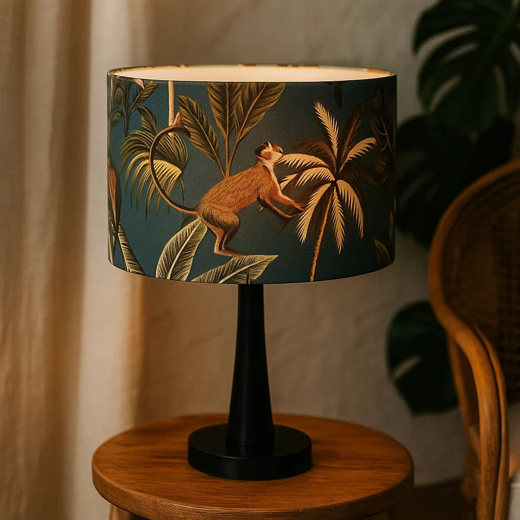 Bay Isle Home Drum Cotton Lamp Shade ( Screw On ) Grey 35cm H x 35cm W x 35cm D