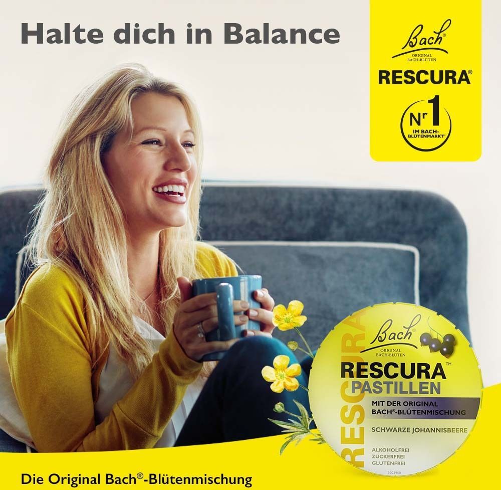 Bach Original Rescura® Pastillen schwarze Johannisbeere 50 g 50 g Pastillen