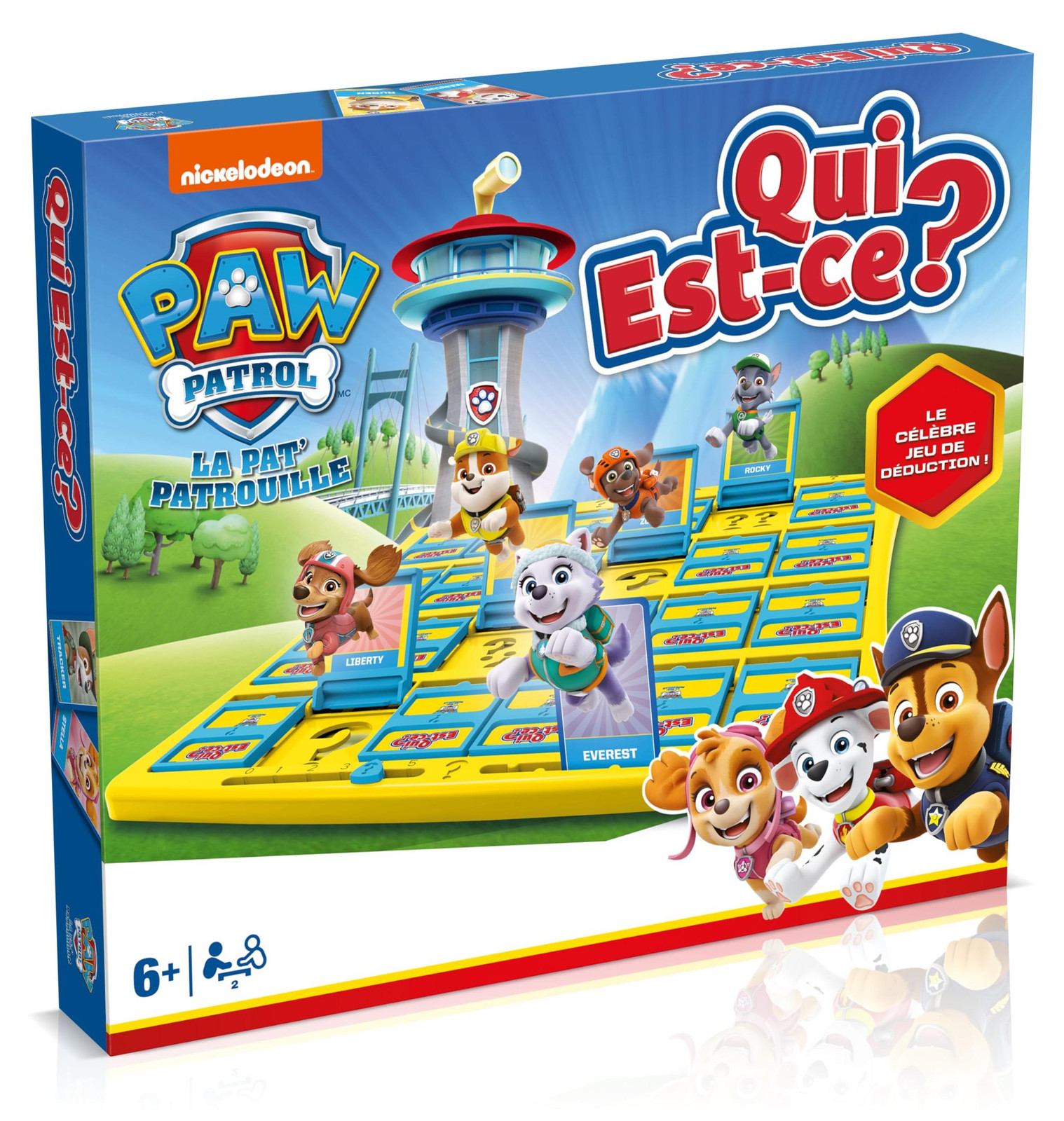 Winning Moves Wie is het? Bordspel voor deductie, vanaf 6 jaar