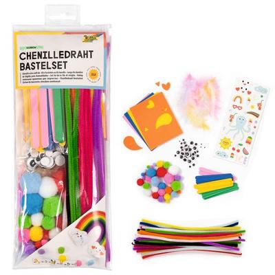 FOLIA® Bastelset Pfeifenputzer Rainbow