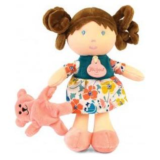 Doudou et Compagnie Schmusepuppe Blumenkleid 20cm (JJ6062)