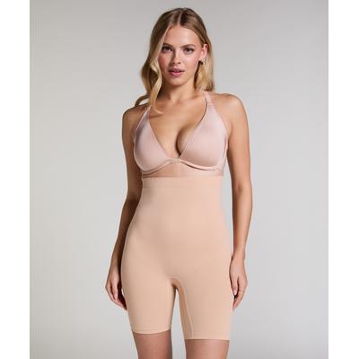 Slip HUNKEMÖLLER "Seamless Enhancing Thigh Slimmer", Damen, Gr. XS, beige, 88% Polyamid, 12% Elasthan, Unterhosen Slip